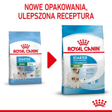 Royal Canin Mini Starter Mother Babydog sausas maistas suaugusioms katėms ir šuniukams, 1 kg Royal Canin Mini Starter Mother Babydog sausas maistas suaugusioms katėms ir šuniukams, 1 kg