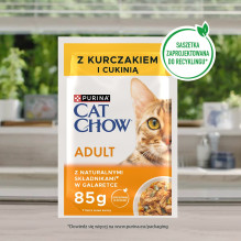 PURINA Cat Chow vištiena ir cukinijos - šlapias kačių ėdalas - 10 x 85 g PURINA Cat Chow vištiena ir cukinijos - šlapias kačių ėdalas - 10 x 85 g