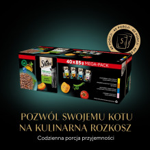 SHEBA Nature's Collection Mix - šlapias kačių ėdalas - 40 x 85 g