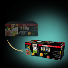 SHEBA Nature's Collection Mix - šlapias kačių ėdalas - 40 x 85 g