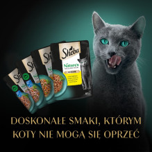 SHEBA Nature's Collection Mix - šlapias kačių ėdalas - 40 x 85 g