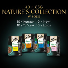SHEBA Nature's Collection Mix - wet cat food - 40x85g SHEBA Nature's Collection Mix - wet cat food - 40x85g