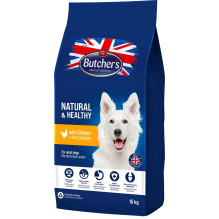 Butcher\'s Pet Care 5011792002061 sausas šunų maistas suaugusioms vištienos porcijoms 15 kg Butcher\'s Pet Care 5011792002061 sausas šunų maistas suaugusioms vištienos porcijoms 15 kg