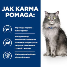 HILL\'S Prescription Diet Liver Care - sausas kačių ėdalas - 1,5 kg HILL\'S Prescription Diet Liver Care - sausas kačių ėdalas - 1,5 kg