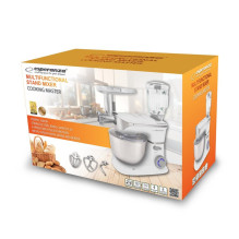Esperanza EKM025 maisto smulkintuvas 1000 W 5 l Nerūdijančio plieno, balta