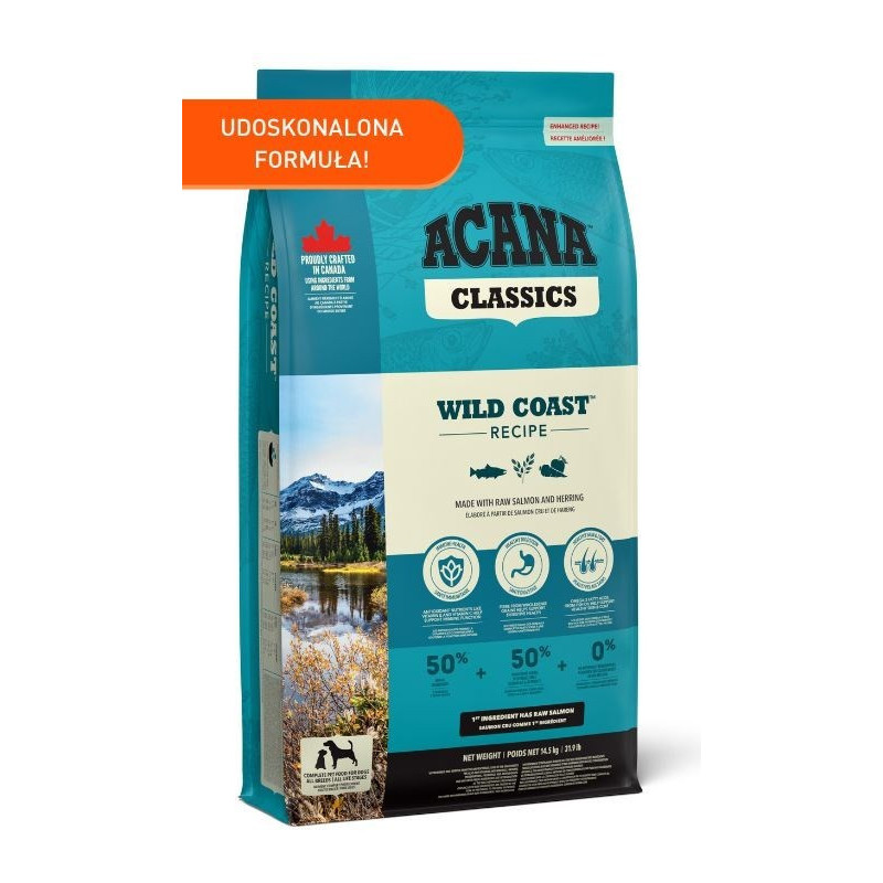 ACANA Classics Wild Coast - sausas šunų ėdalas - 14,5 kg