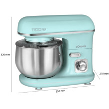 Bomann KM 6030 CB virtuvinis kombainas 1100 W 5 L Mėtų spalvos