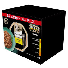 SHEBA tray sauce poultry / chicken / turkey - wet cat food - 32x85 g SHEBA tray sauce poultry / chicken / turkey - wet cat food - 32x85 g