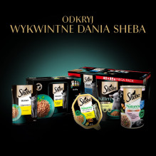 SHEBA tray sauce poultry / chicken / turkey - wet cat food - 32x85 g SHEBA tray sauce poultry / chicken / turkey - wet cat food - 32x85 g
