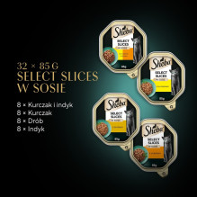 SHEBA tray sauce poultry / chicken / turkey - wet cat food - 32x85 g SHEBA tray sauce poultry / chicken / turkey - wet cat food - 32x85 g