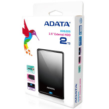 ADATA AHV620S-2TU31-CBK išorinis kietasis diskas 2000 GB, juodas ADATA AHV620S-2TU31-CBK išorinis kietasis diskas 2000 GB, juodas