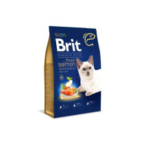 Sausas kačių ėdalas BRIT PREMIUM BY NATURE ADULT lašiša 1,5 kg