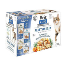 BRIT Care filė drebučiuose skonio dėžutėje - šlapias kačių ėdalas - 12 x 85 g