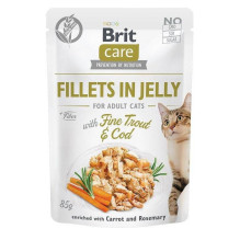 BRIT Care filė drebučiuose skonio dėžutėje - šlapias kačių ėdalas - 12 x 85 g