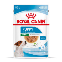 ROYAL CANIN SHN Mini Puppy padaže - šlapias šuniukų ėdalas - 12 x 85 g