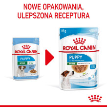 ROYAL CANIN SHN Mini Puppy padaže - šlapias šuniukų ėdalas - 12 x 85 g