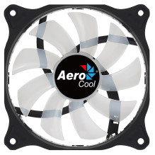 Aerocool COSMO12FRGB kompiuterio ventiliatorius 12 cm LED RGB Molex jungtis tylus juodas Aerocool COSMO12FRGB kompiuterio ventiliatorius 12 cm LED RGB Molex jungtis tylus juodas
