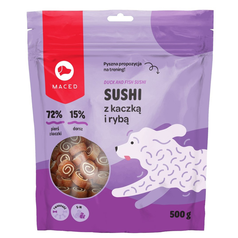MACED Anties ir žuvies sušiai - Šunų skanėstas - 500 g