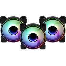 Aerocool Mirage 12 ARGB Pro kompiuterio korpusas, aušinimo komplektas, 12 cm, juodas