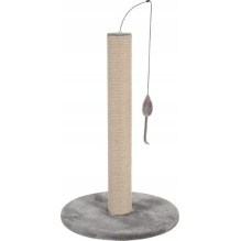 „Zolux“ katės draskyklė su žaislu, 63 cm – pilka