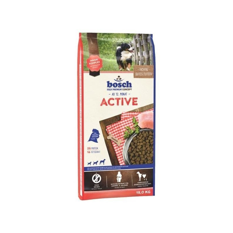 BOSCH Active - sausas šunų ėdalas - 15 kg