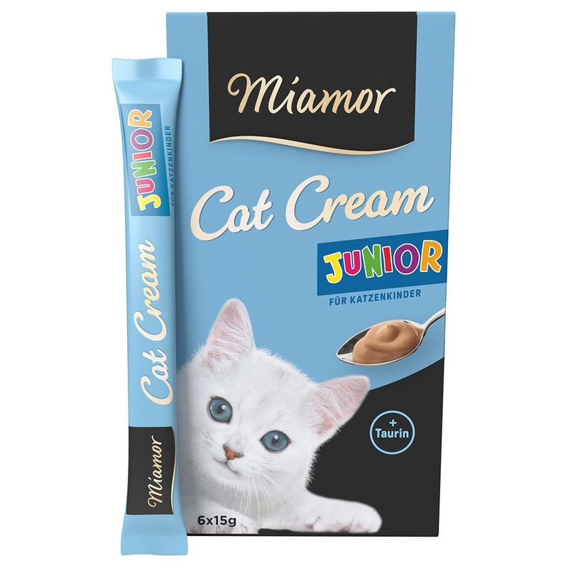MIAMOR kačių kremas jaunimui - kačių skanėstai - 6 x 15 g