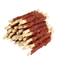 HILTON anties įvyniojimas, baltas, odinis, kramtukas šunims, 500 g