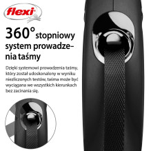 Flexi New CLASSIC 5 m Black Dog Retractable lead Flexi New CLASSIC 5 m Black Dog Retractable lead