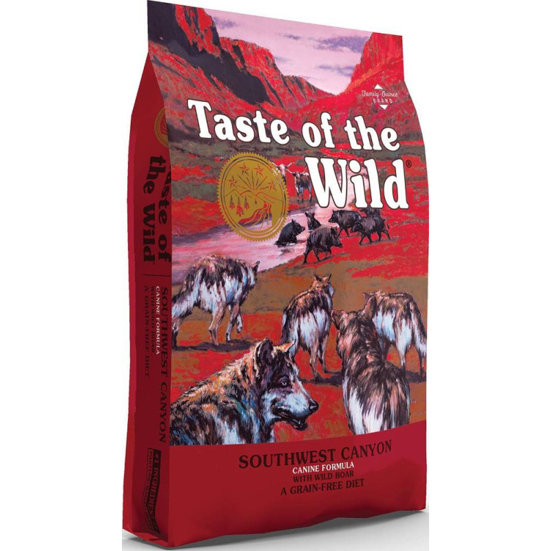 TASTE OF THE WILD Pietvakarių kanjonas - sausas šunų ėdalas - 12,2 kg