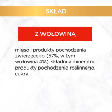 GOURMET Gold Beef - šlapias kačių ėdalas - 85 g