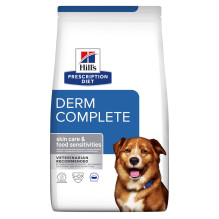 HILL\'S Prescription Diet Derm Complete Canine - sausas šunų ėdalas - 12 kg