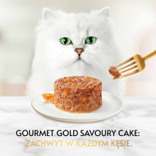 GOURMET GOLD - Sūrus pyragas su vištiena ir morkomis 85 g GOURMET GOLD - Sūrus pyragas su vištiena ir morkomis 85 g