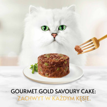 GOURMET GOLD - Savoury Cake with Lamb and Green Beans 85g GOURMET GOLD - Savoury Cake with Lamb and Green Beans 85g
