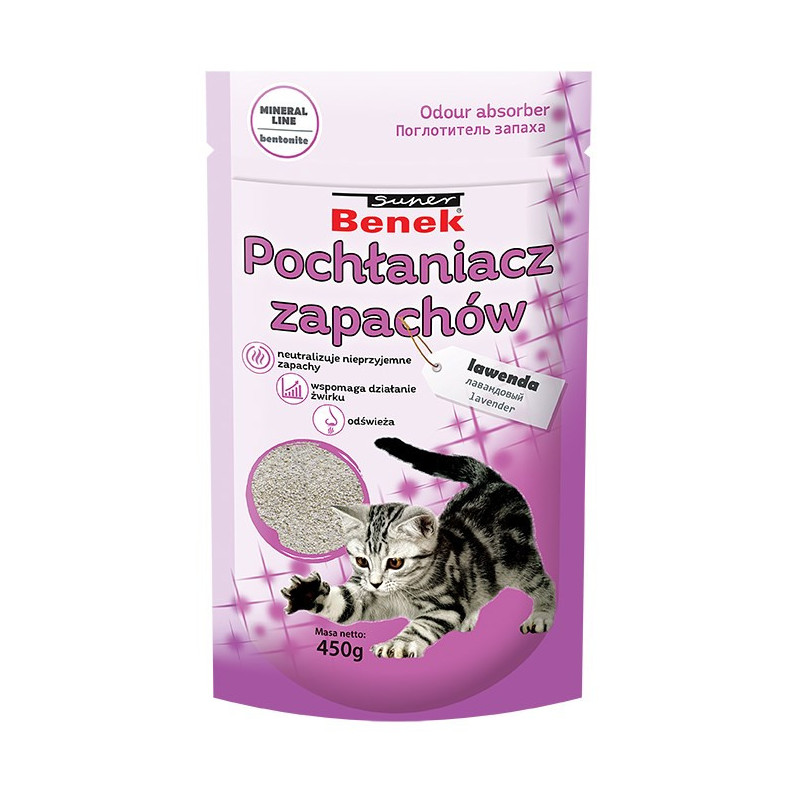 CERTECH kvapų sugėriklis Super Benek Lavender 450 g