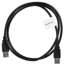 Lanberg CA-USBA-20CU-0010-BK USB kabelis 1m 2.0 USB A juodas Lanberg CA-USBA-20CU-0010-BK USB kabelis 1m 2.0 USB A juodas