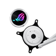 ASUS ROG Strix LC III 360 ARGB White Edition procesoriaus skysčio aušinimo komplektas 12 cm