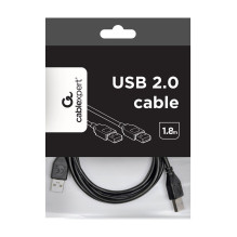 Gembird CCP-USB2-AMAM-6 USB kabelis USB 2.0 1,8 m USB A juodas Gembird CCP-USB2-AMAM-6 USB kabelis USB 2.0 1,8 m USB A juodas