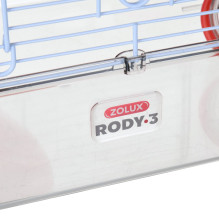 ZOLUX Rody3 Trio - graužikų narvas - raudonas