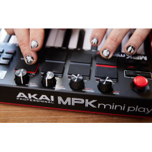 AKAI MPK Mini Play MK3 Control keyboard Pad controller MIDI USB Black, Red
