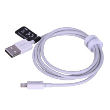 Baseus CALYS-A02 mobiliojo telefono laidas, baltas, 1 m, USB A, „Lightning“