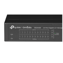 TP-Link Omada 24 prievadų gigabito L2+ valdomas komutatorius su 4 SFP lizdais TP-Link Omada 24 prievadų gigabito L2+ valdomas komutatorius su 4 SFP lizdais
