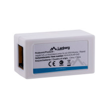 Lanberg AD-RJ45-RJ45-OU5 kabelio lyties keitiklis RJ-45, baltas Lanberg AD-RJ45-RJ45-OU5 kabelio lyties keitiklis RJ-45, baltas