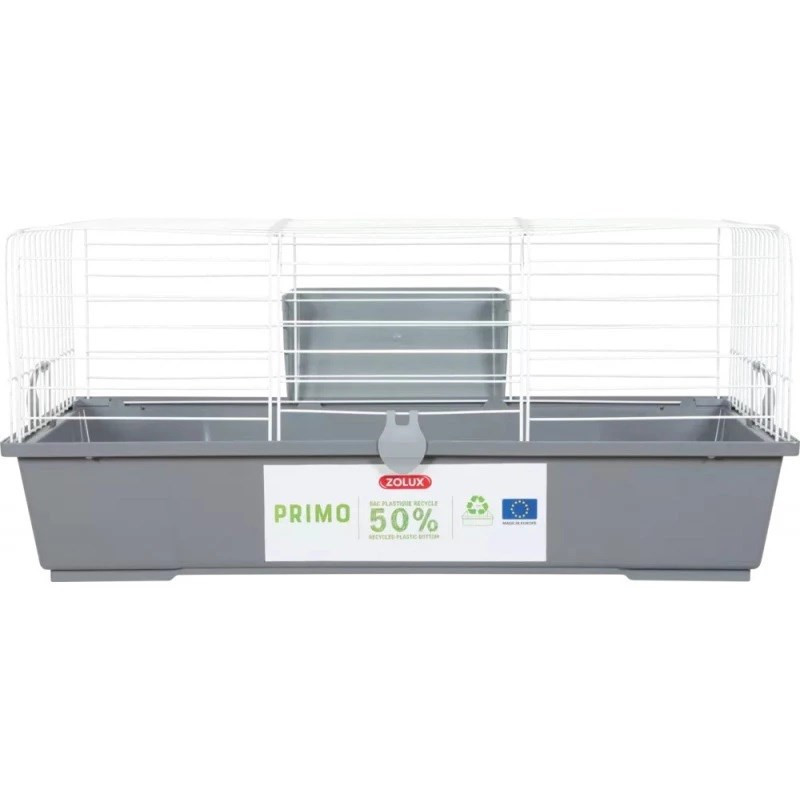 ZOLUX Primo 80 cm - graužikų narvas - baltas ir pilkas