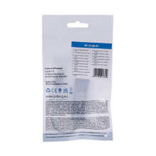 Lanberg NC-0100-01 kabelio sąsajos / lyčių adapteris USB-A RJ45 juodas