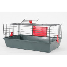ZOLUX Classic 80 grey / red - cage for rodents ZOLUX Classic 80 grey / red - cage for rodents