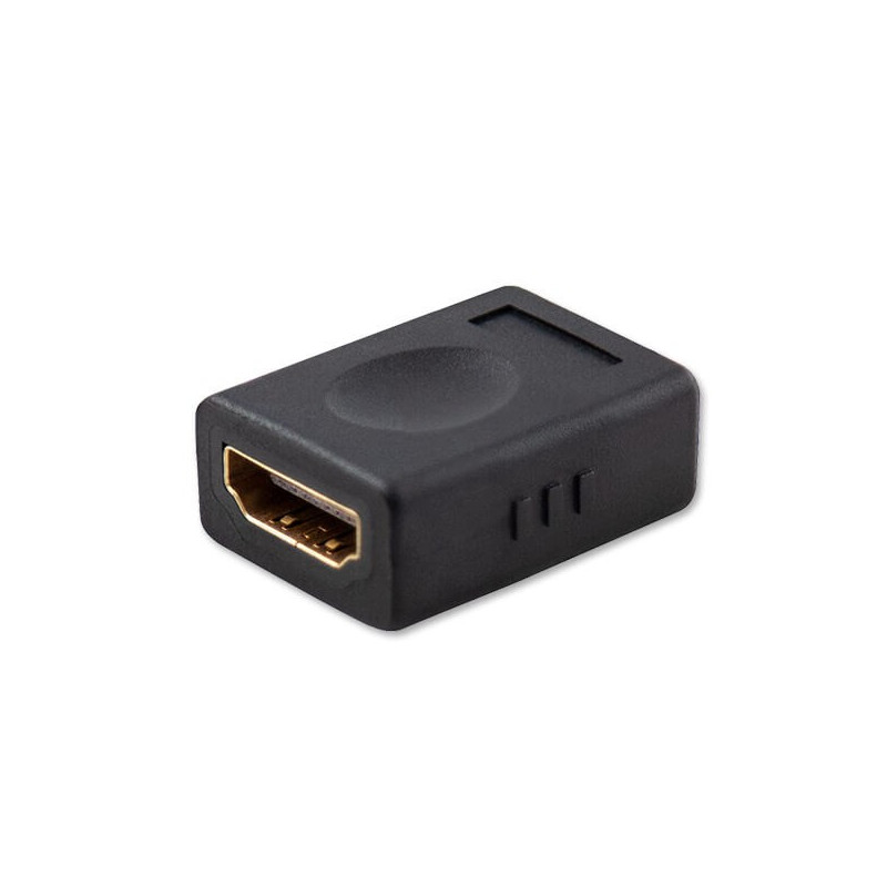 SAVIO HDMI (F) - HDMI (F) - Adapter, straight, barrel CL-111 Black