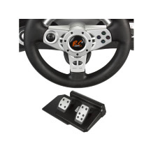 „NanoRS RS700“ žaidimų valdiklis, juodas, sidabrinis, USB vairas, analoginis / skaitmeninis, skirtas „Android“, asmenini