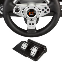 NanoRS RS700 Gaming Controller Black, Silver USB Steering wheel Analogue / Digital Android, PC, PlayStation 4, Playstati