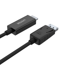 UNITEK Y-5118CA vaizdo kabelio adapteris 1,8 m HDMI A tipo (standartinis) DisplayPort juodas UNITEK Y-5118CA vaizdo kabelio adapteris 1,8 m HDMI A tipo (standartinis) DisplayPort juodas
