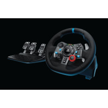 „Logitech G G29“ vairas + pedalai „PlayStation 3“, „PlayStation 4“ analoginis USB 2.0, juodas